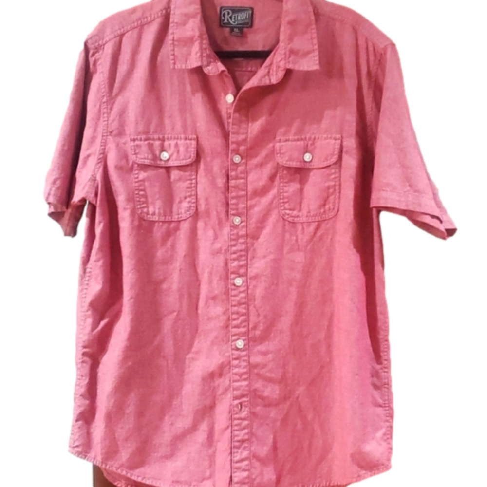 RETROFIT BRAND MFG. Shirt light Burgundy xl